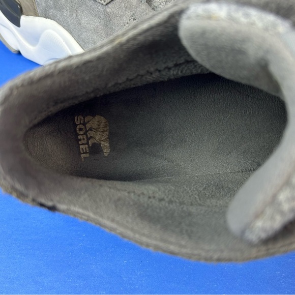 SOREL Kinetic Waterproof Caribou Winter Snow Boot Sneaker Gray Women's Size 10.5 - Picture 11 of 12